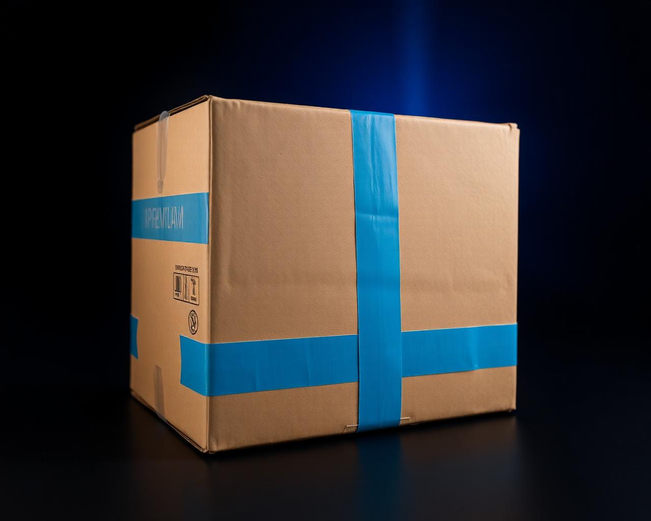 Caja de pedido lista para enviar